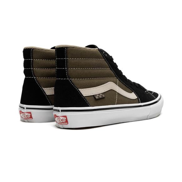 VANS MEN\'S 6.5 SK8 HI BLACK OLIVE GREEN NIB VN0A5FCCBKO main image 4
